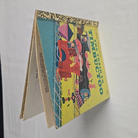 Vintage Little Golden Book "The Train To Timbuctoo" 1979 Good Used Condition - Picture 4 of 16